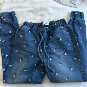 Disney Blue Mickey Mouse Jogger Pants